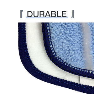 <b>Mop</b> Heads Replacements Compatible for <b>Dry</b> Wet Use Reusable Machine Washable Thick Universal Commercial 17-18 Inch - Product Image 6