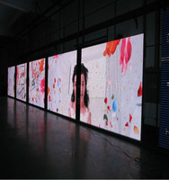 P8 Écran d'affichage LED intérieur et extérieur Signalisation numérique LED avec graphiques Panneaux LED Vidéo extérieure Montage mural numérique suspendu
