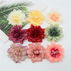 Dongchen Crafts Artificial Dahlia Flowers Autumn Colored 3G <b>Wedding</b> Home Decor <b>Props</b> Handmade Arrangement Accessories - Product Image 3