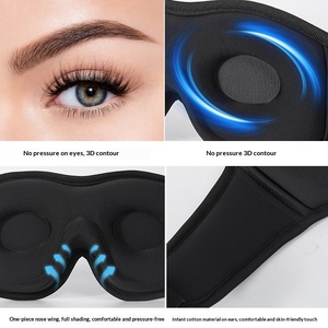 Nueva Máscara de Ojos Inteligente Inalámbrica Bluetooth 5.3 con Música y Sombreado 3D <span class=keywords><strong>para</strong></span> <span class=keywords><strong>Dormir</strong></span>, Material de Poliéster, Suministro Directo de Fábrica en China - Product Image 4
