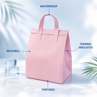Sac isotherme non tissé personnalisé avec logo, réutilisable pour livraison de boissons, 20-36L, écologique, vente en gros