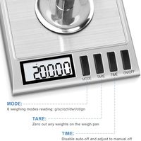 Balance électronique Uniweigh KD-50 50g, grammes 0,001g, haute précision, écran LCD, balance de laboratoire numérique, balance de poche pour peser les diamants
