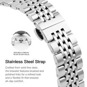 Orologio di Lusso in Acciaio Inossidabile al Quarzo Impermeabile per Coppie, Uomo e Donna, con Quadrante a Lancette - Product Image 4