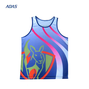 Camiseta transpirable personalizada sublimada para correr, camiseta sin mangas OEM barata al por mayor, paquete <span class=keywords><strong>de</strong></span> 10 piezas <span class=keywords><strong>de</strong></span> talla grande, 3-5 días, 2 semanas impresas - Product Image 3