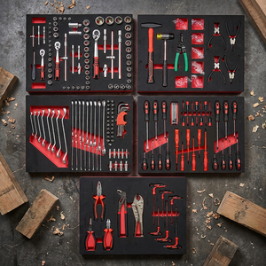 Ensemble d'outils à main multifonctionnels en acier au carbone LaiGang 420 pièces avec plateau en mousse EVA portable Garantie 1 an - Product Image 1