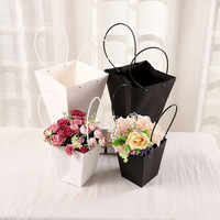 Boîtes d'emballage de fleurs fraîches pour cadeau de saint-valentin, vente en gros