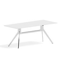 Meubles de bureau JUOU, table de réunion de luxe avec pieds en acier inoxydable, bureau de bureau moderne, table de salle de conférence et chaises