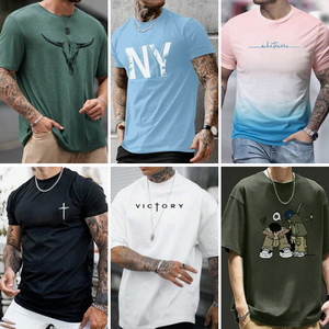 T-shirt <span class=keywords><strong>vintage</strong></span> à manches courtes et col rond de haute qualité, 100% coton pur, imprimé, séchage rapide, unisexe, stock expédié aléatoirement - Product Image 4
