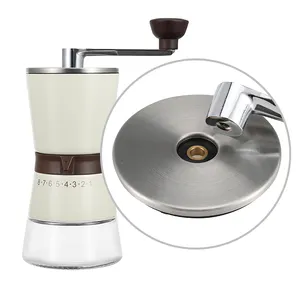 Factory Direct Sale Top Selling Barista Cafe Espresso Coffee Accessories Portable Mini Manual Coffee Maker With Ceramic Burr