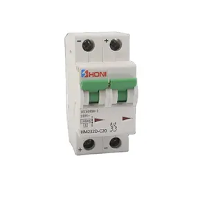 L7 Model 16A 20A 63amp Eenfase Pole 1P 2P 3P 4P Mini Elektrische Mcb Dc ac Stroomonderbreker