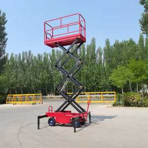 פלטפורמת הרמה חשמלית מקצועית מתקפלת 500 ק""ג מסוג שביל עבודה אווירית - Product Image 2