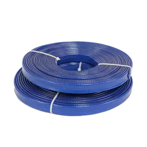 Small Diameter China Manufacture Four Season Soft Blue Color Plastic Layflat Hose Garden Pipes