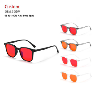 Gafas Unisex SKYWAY 2026 con Logotipo Personalizado de Moda, Monturas de Gafas con Lentes Amarillas, Rojas y Naranjas, Gafas Anti Luz Azul para Dormir - Product Image 1