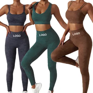 Customizable Workout Stretchy Fabric Women Custom High Waisted Yoga Pants Leggings