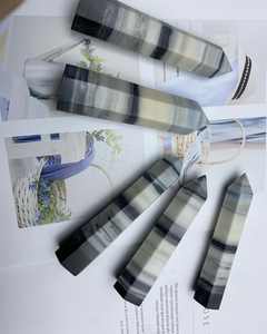 Torre de Cristal Yin Yang de Alta Calidad, Piedra Preciosa Natural Tallada para Decoración del Hogar u Oficina, Cristales Curativos de Feng Shui, Venta al por Mayor - Product Image 3