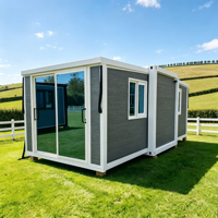 Maison conteneur de haute qualité, préfabriquée, modulaire, extensible, en kit pour jardin, complexe hôtelier, bureau