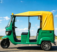 Tricycle taxi électrique Bajaj de haute qualité, best-seller, fabriqué en Chine, véhicule de transport de passagers pour l'exportation