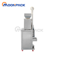 Máquina empacadora Moonpack Máquina empacadora vertical de embalaje de sellado de 3 lados de especias de azúcar en polvo de nueces automática
