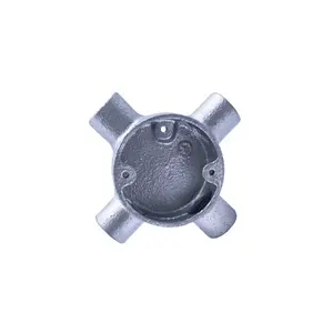 4 Way 20mm GI Malleable Iron Junction Box