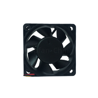 Ventilateur axial 6025 DC 12V/24V sans balais à roulement à billes, ventilateur de refroidissement industriel à faible bruit et haut débit d'air, électrique OEM ODM