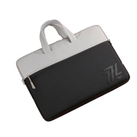 Sac à bandoulière pour ordinateur portable en tissu Oxford imperméable, avec fermeture éclair dorsale et design color-block, nouveau modèle pour ordinateurs portables