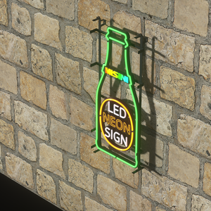 Enseigne au néon personnalisée en acrylique Budweiser avec cadre en fer, LED, couleur personnalisée et publicité pour les bars à bière - Product Image 4