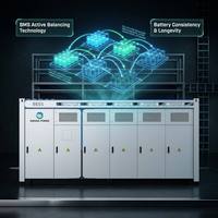Sistema de Energía Solar Híbrido Renovable con Batería Industrial Comercial Segura y Confiable de 1MWh/2MWh/Gabinete Refrigerado por Líquido