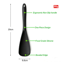 Spatule de cuisine antiadhésive multifonctionnelle pour cuisson, service, pâtisserie, mélange, agitation, cuillère-raclette