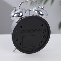 Nouvelle horloge numérique intelligente à vision nocturne LED transfrontalière, alimentée par batterie, pour étudiants, avec affichage numérique et design minimaliste moderne