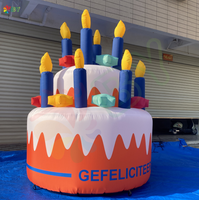 Ballon gonflable géant de gâteau d'anniversaire de 10 pieds de BOYAN pour la fête