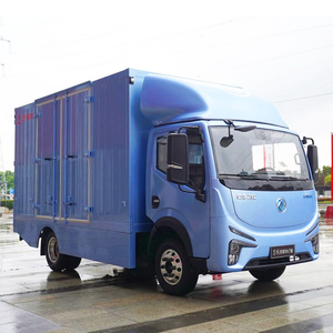 Camionnette utilitaire électrique Dongfeng 4x2 à conduite à gauche, capacité 5-10T, véhicule à énergie nouvelle, couleur bleue - Product Image 3