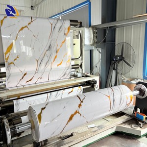 Film PVC aspect <span class=keywords><strong>pierre</strong></span> qualité hôtelière de luxe 0,12 mm en stock pour panneau mural, laminage plat, entretien facile, direct usine - Product Image 2
