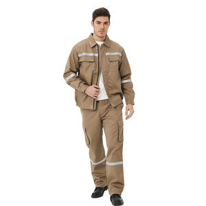 Ensemble de vêtements de travail ignifuges pour hommes Xk22 66669r, 100% coton, 260g, pétrochimie, charbon, sécurité, uniforme printemps-automne - Product Image 4