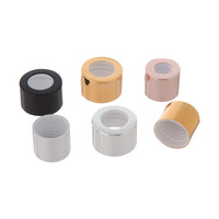 Couvercle en aluminium avec diffuseur de rosée coloré, nouveau, personnalisé, capuchon en aluminium avec insertion en plastique, capuchons de bouteille de parfum
