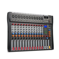 Console de mixage audio numérique DSP 32 canaux avec écran tactile intégré, console de mixage professionnelle Wifi avec fonction moniteur