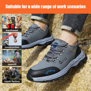 GUYISA Nuevo Estilo Zapatos de Seguridad Resistentes al Desgaste Botas de Trabajo con Punta de Acero para Hombre Calzado Industrial y de Exterior - Product Image 4