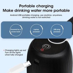 Pompe à eau pour bouteille, pompe à eau électrique avec interrupteur automatique, distributeur d'eau portable rechargeable par USB - Product Image 3