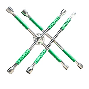 Llave de Trinquete de 4 Vías, Llave Cruzada de 4 Vías, Acero de Alta Dureza, Herramienta Universal para Desmontaje y Reparación de Neumáticos de Automóvil, Directo de Fábrica - Product Image 2