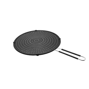 Tabla de drenaje de acero inoxidable para sartén, aislante térmico, protector contra salpicaduras de aceite, colador resistente al calor - Product Image 5
