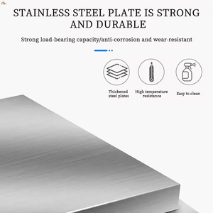 Panel de amasado antideslizante de acero inoxidable 304 grueso <span class=keywords><strong>para</strong></span> uso doméstico y en la cocina, <span class=keywords><strong>tabla</strong></span> de cortar, <span class=keywords><strong>tabla</strong></span> <span class=keywords><strong>para</strong></span> hornear, tablas de cortar de <span class=keywords><strong>verduras</strong></span> - Product Image 5