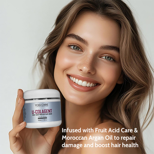 Masque capillaire réparateur au collagène OEM/ODM, soin quotidien pour cheveux abîmés - Product Image 1
