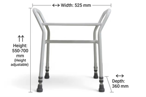 Heavy Duty Height Adjustable Lightweight Aluminum Shower <b>Stools</b> Chairs <b>for</b> <b>Bathroom</b> Safety Aid - Product Image 3