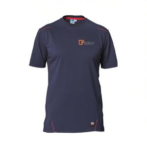 เสื้อยืดแขนสั้นสีน้ำเงิน 2XL ชุดทำงาน - Product Image 2