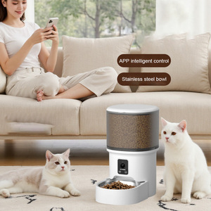 Distributore Automatico di Cibo per Animali Domestici in Plastica di Grande Capacità con Controllo Remoto Intelligente <span class=keywords><strong>e</strong></span> Supporto App - Product Image 2