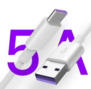 Hot 1m 2M cavo USB tipo C 5A Quick <span class=keywords><strong>Charge</strong></span> 3.0 per Huawei <span class=keywords><strong>Samsung</strong></span> Note 9 USB-C cavo di ricarica rapida caricabatterie Usb c Type-c Data - Product Image 6