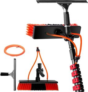 Cepillo de Limpieza de Ventanas <span class=keywords><strong>Boris</strong></span>, Ligero, Telescópico, de Aluminio, de 35 pies, Ecológico, con Mango de Metal y Cerdas de Nailon - Product Image 6