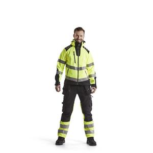 BLAKLADER - 4491251333994XL <b>Hi</b>-<b>Vis</b> <b>Softshell</b> <b>jacket</b> Yellow/Black - EAN 7330509690598 <b>HI</b>-<b>VIS</b> WORKWEAR - Product Image 4
