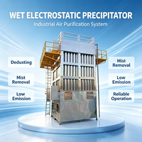 Precipitador Electrostático ESP de Tipo Húmedo, Unidad Industrial para la Eliminación de Humos en Líneas de Recubrimiento de Látex en Fábricas de Alfombras