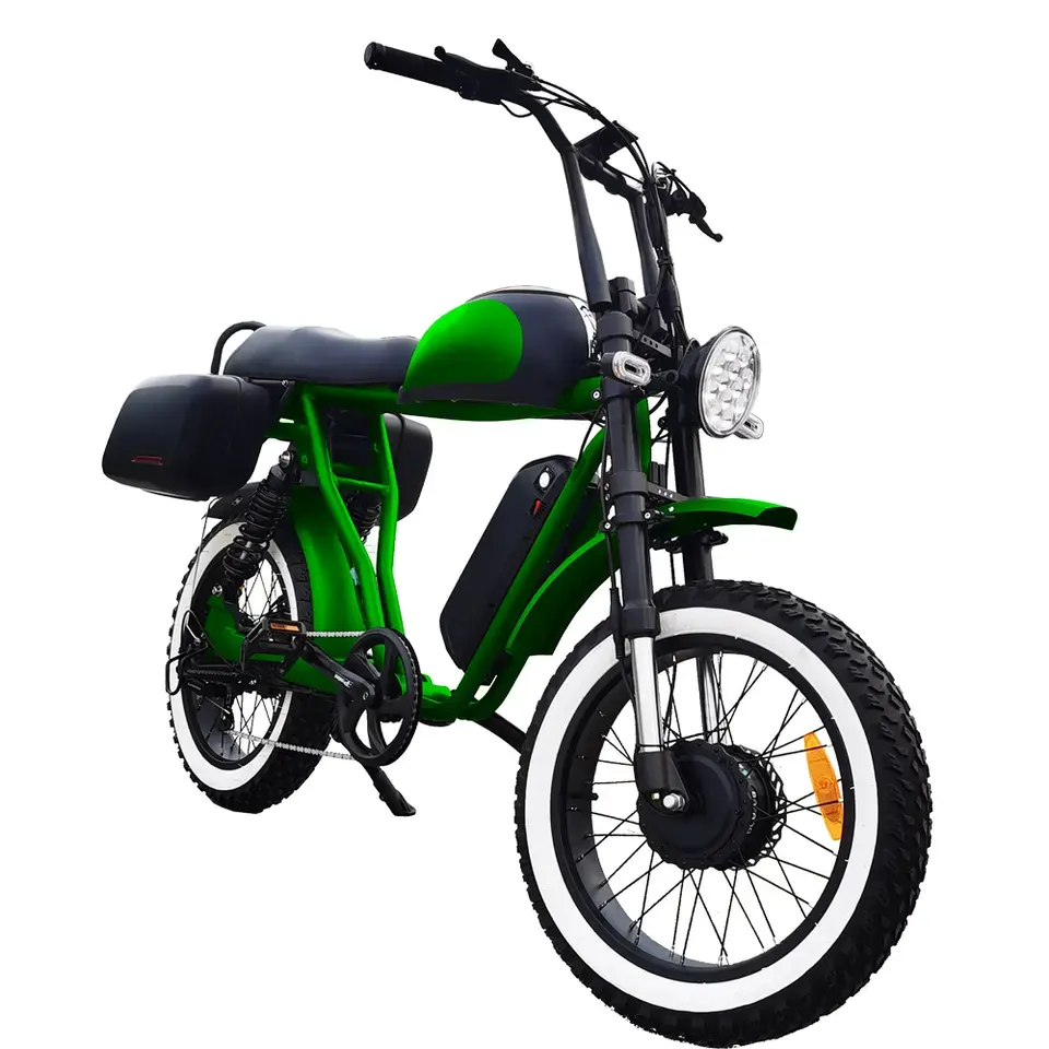 48Vファットタイヤ電動自転車2000wbafangデュアルモーター電動自転車6000wdogmaf12ロードバイクロピフィットバイク