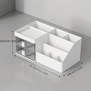 Multi Function Jewelry & Cosmetic Beauty Makeup Organizer PP Plastic <b>Storage</b> <b>Box</b> for Home Use - Product Image 3